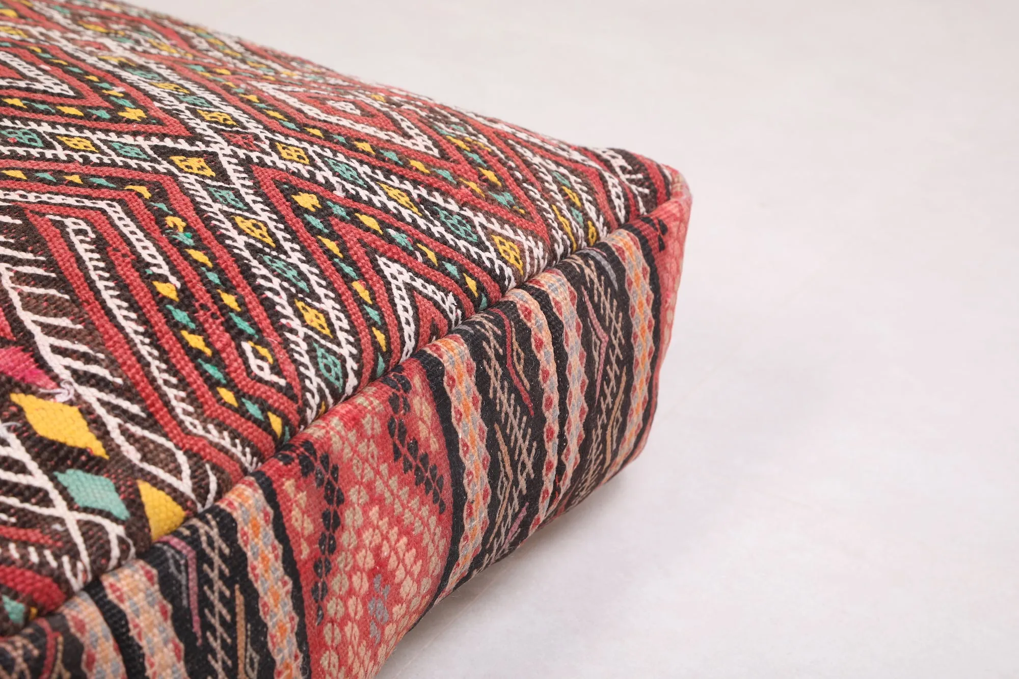 Boho handmade moroccan pouf ottoman