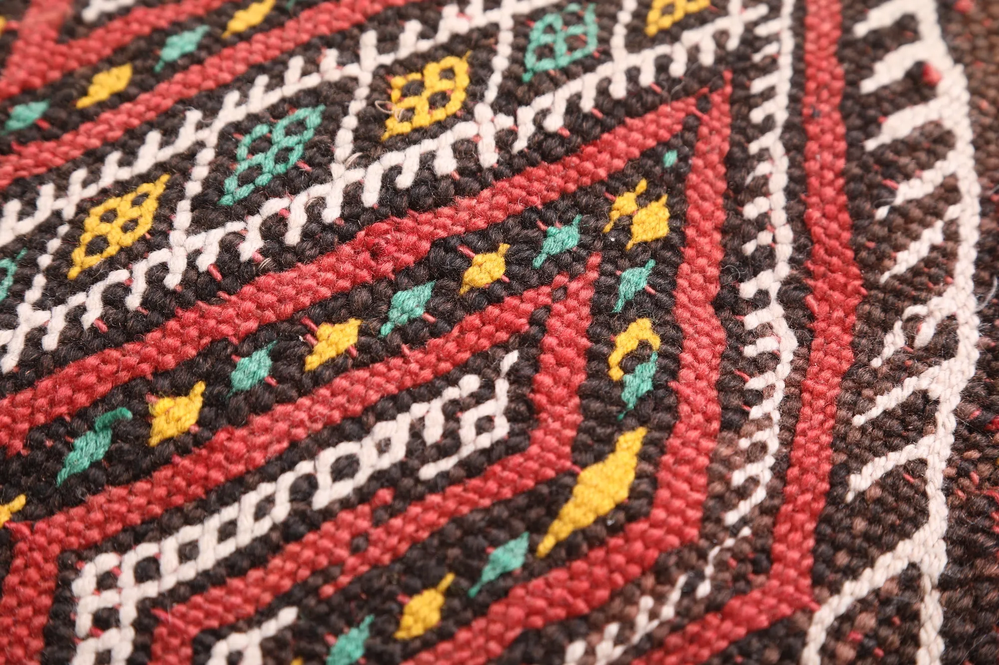 Boho handmade moroccan pouf ottoman