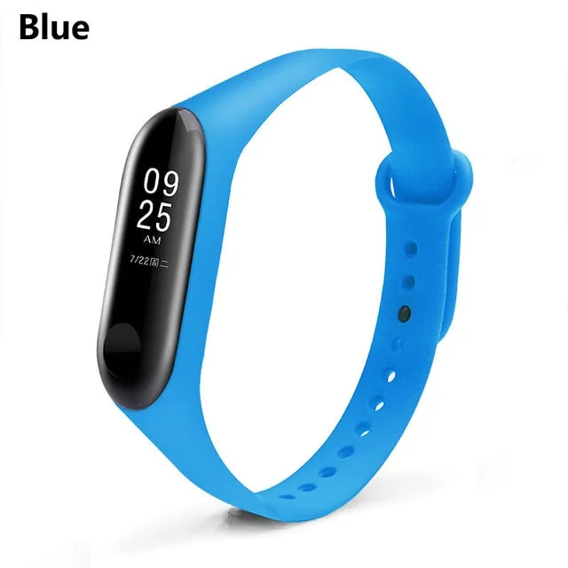 BOORUI Mi Band 3 4 Strap wrist strap for Xiaomi mi band 3 4 Silicone Miband 3 4 accessories  pulsera correa Mi 3 replacement