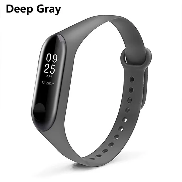BOORUI Mi Band 3 4 Strap wrist strap for Xiaomi mi band 3 4 Silicone Miband 3 4 accessories  pulsera correa Mi 3 replacement