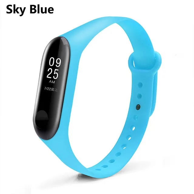 BOORUI Mi Band 3 4 Strap wrist strap for Xiaomi mi band 3 4 Silicone Miband 3 4 accessories  pulsera correa Mi 3 replacement