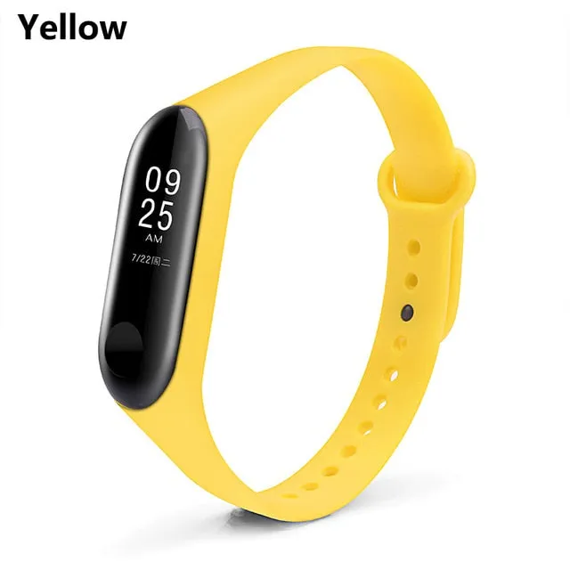 BOORUI Mi Band 3 4 Strap wrist strap for Xiaomi mi band 3 4 Silicone Miband 3 4 accessories  pulsera correa Mi 3 replacement