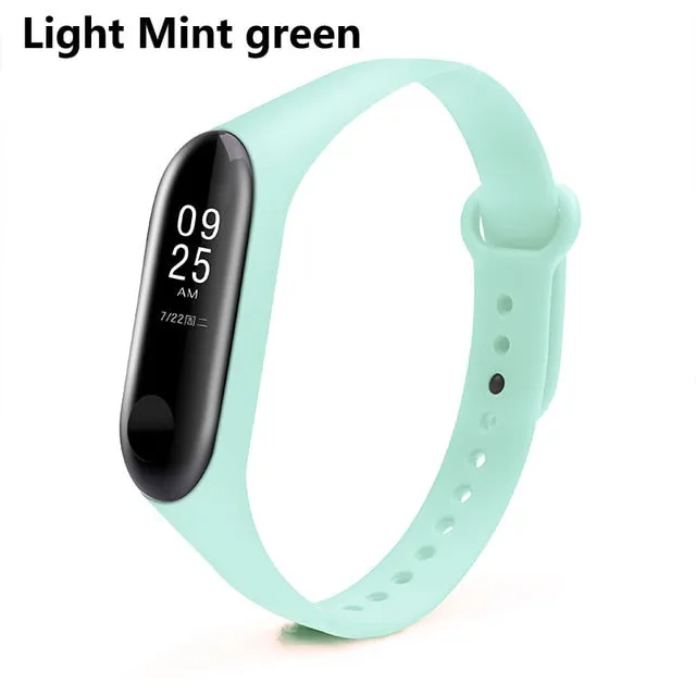 BOORUI Mi Band 3 4 Strap wrist strap for Xiaomi mi band 3 4 Silicone Miband 3 4 accessories  pulsera correa Mi 3 replacement