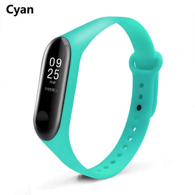BOORUI Mi Band 3 4 Strap wrist strap for Xiaomi mi band 3 4 Silicone Miband 3 4 accessories  pulsera correa Mi 3 replacement