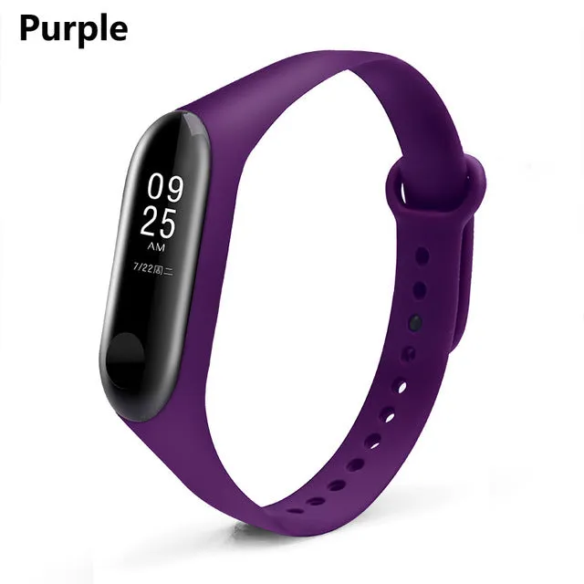 BOORUI Mi Band 3 4 Strap wrist strap for Xiaomi mi band 3 4 Silicone Miband 3 4 accessories  pulsera correa Mi 3 replacement