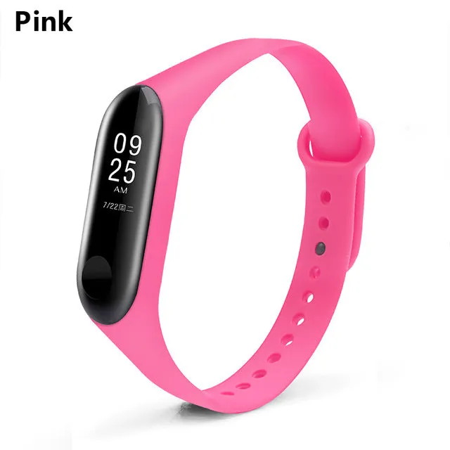 BOORUI Mi Band 3 4 Strap wrist strap for Xiaomi mi band 3 4 Silicone Miband 3 4 accessories  pulsera correa Mi 3 replacement