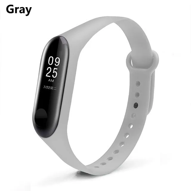 BOORUI Mi Band 3 4 Strap wrist strap for Xiaomi mi band 3 4 Silicone Miband 3 4 accessories  pulsera correa Mi 3 replacement