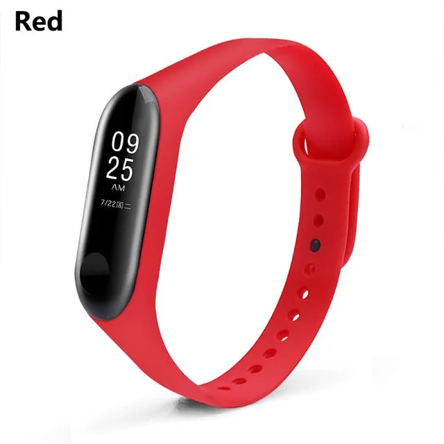 BOORUI Mi Band 3 4 Strap wrist strap for Xiaomi mi band 3 4 Silicone Miband 3 4 accessories  pulsera correa Mi 3 replacement