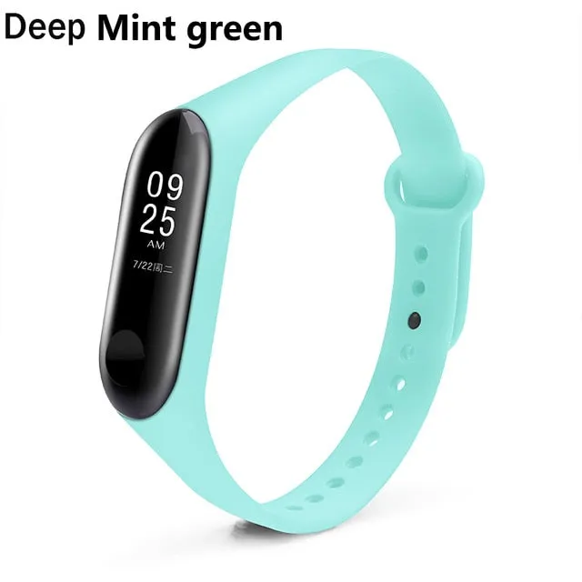 BOORUI Mi Band 3 4 Strap wrist strap for Xiaomi mi band 3 4 Silicone Miband 3 4 accessories  pulsera correa Mi 3 replacement