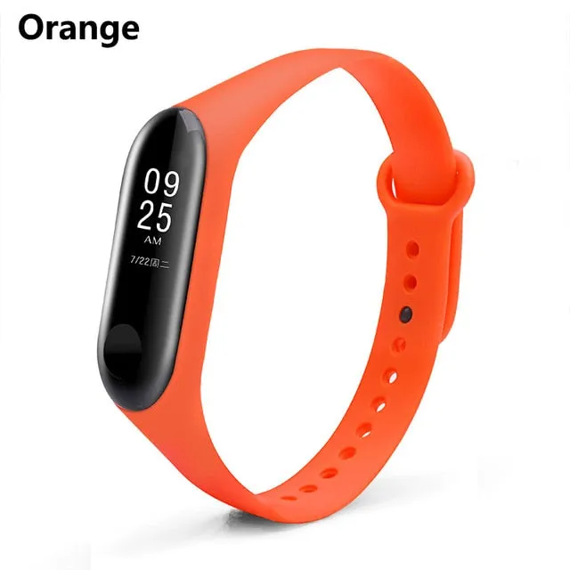 BOORUI Mi Band 3 4 Strap wrist strap for Xiaomi mi band 3 4 Silicone Miband 3 4 accessories  pulsera correa Mi 3 replacement