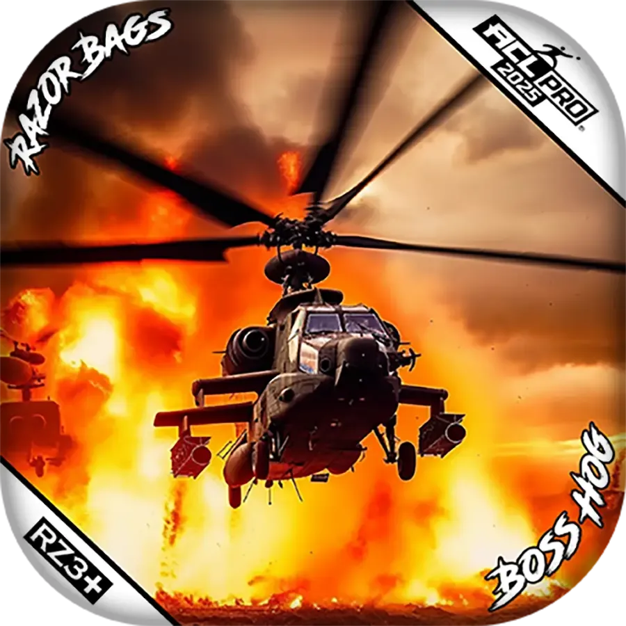 Boss Hog | Hero Helo | ACL PRO Razor Cornhole Bags