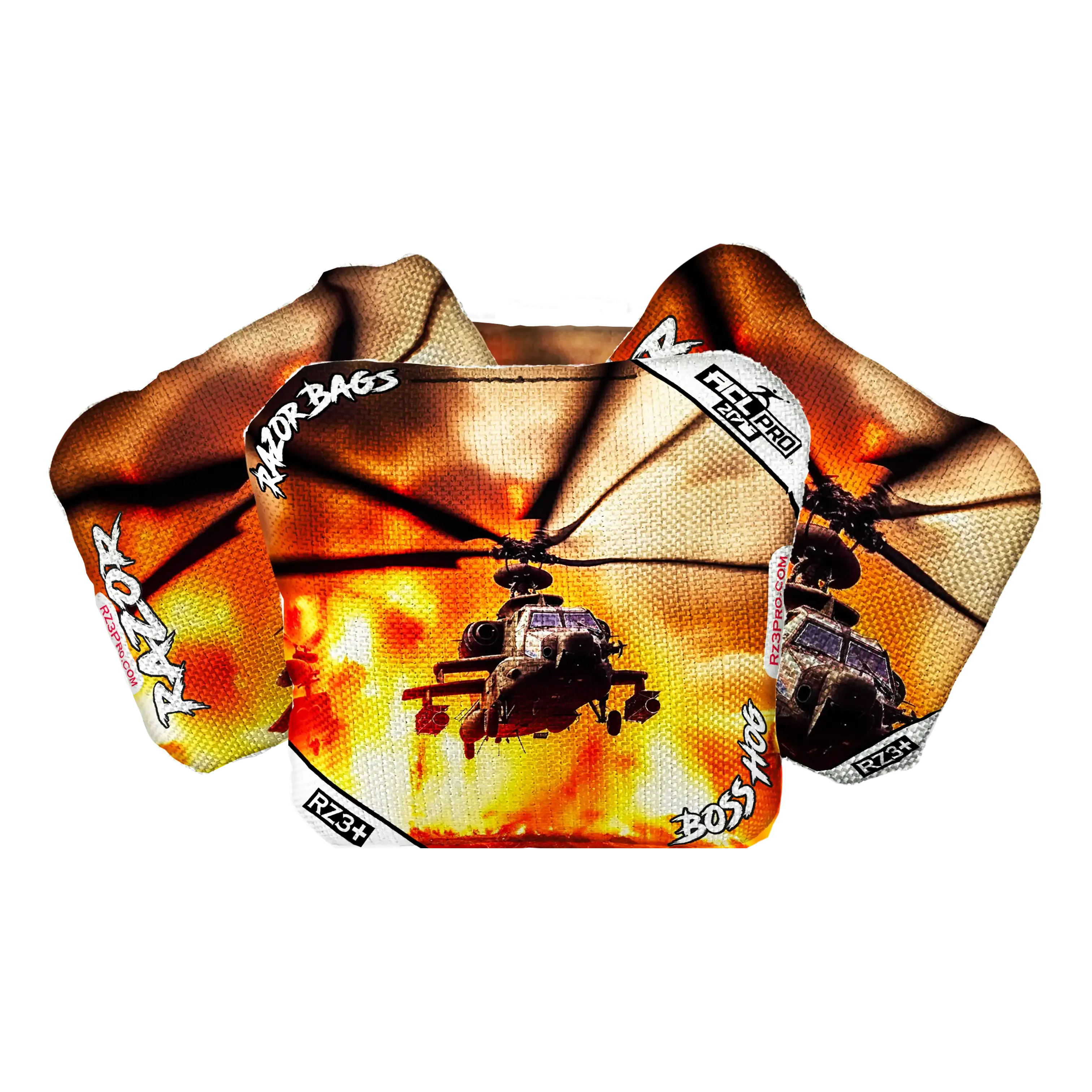 Boss Hog | Hero Helo | ACL PRO Razor Cornhole Bags