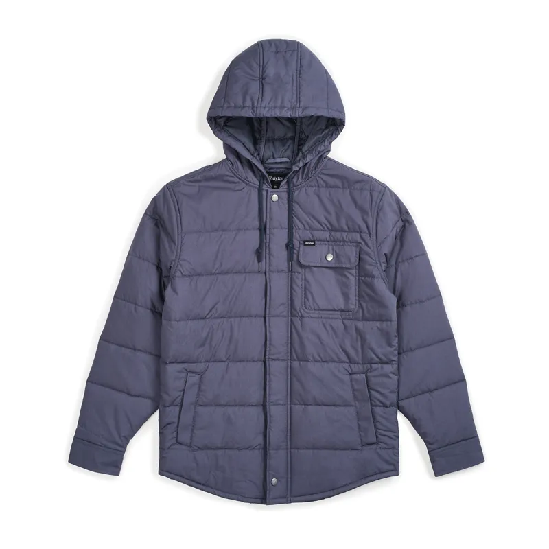 Brixton - Cass Hooded Jacket - Steel Blue SALE