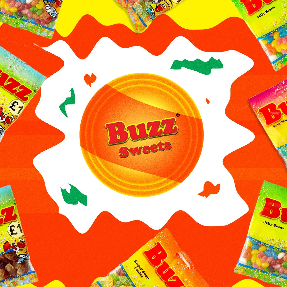 Buzz Sweets Juicy Strawberries | Share Pack