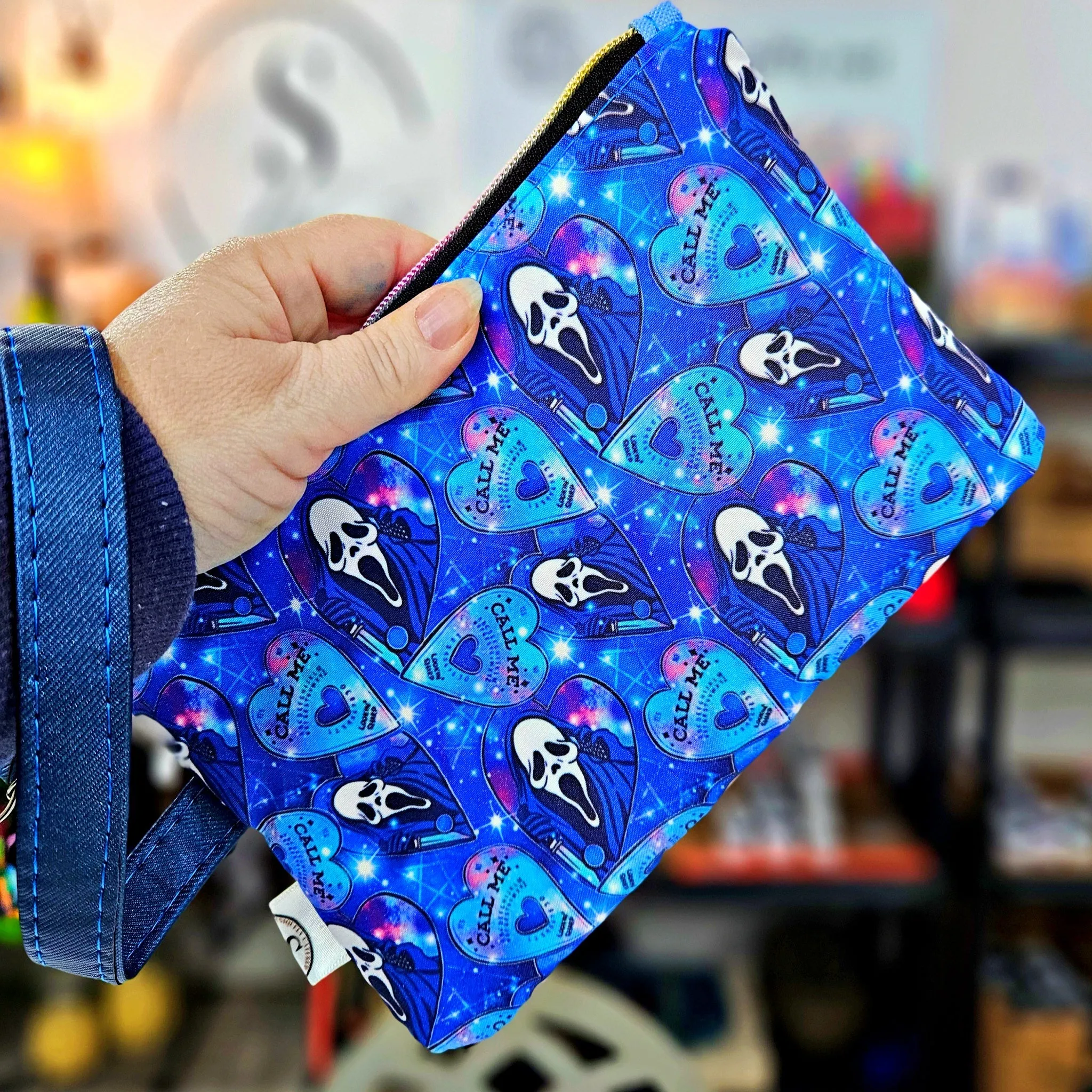 Call Me Blue : Scream Novelty Wristlet