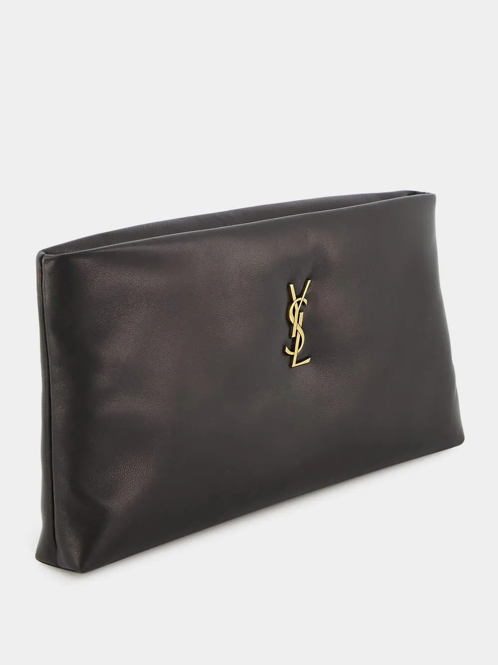 Calypso Long Zip Black Pouch