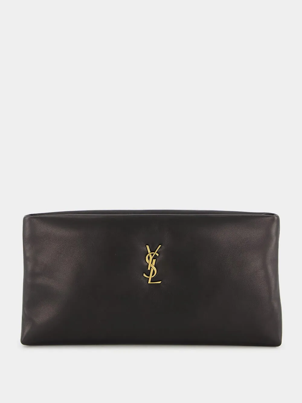 Calypso Long Zip Black Pouch