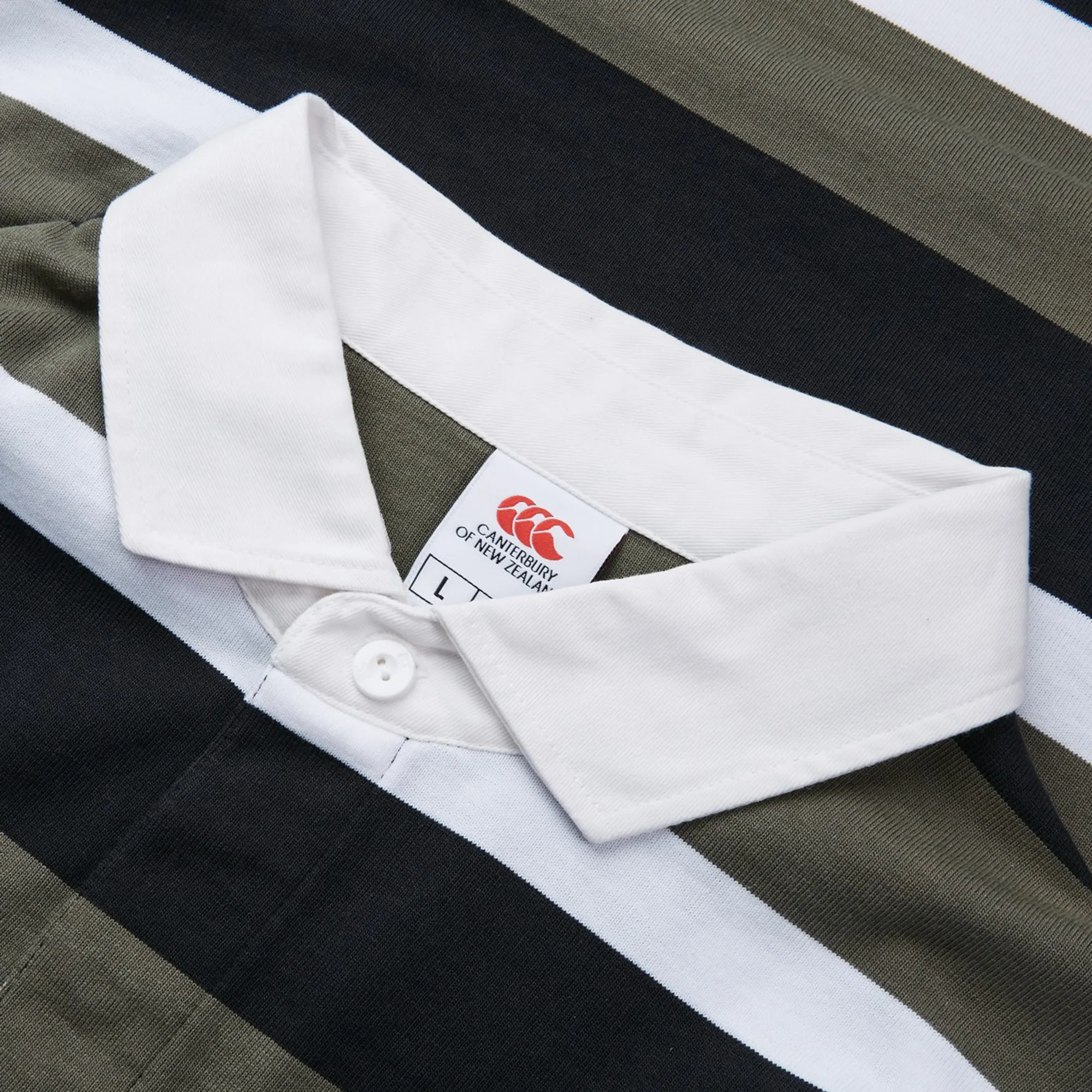 Canterbury Yarn Dye Long Sleeve Striped Rugby Jersey
