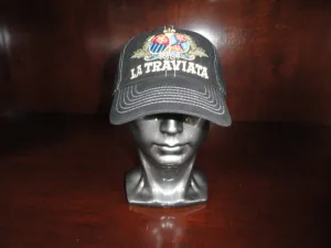 CAO LA TRAVIATA BLACK  LOGO  CAP NEW