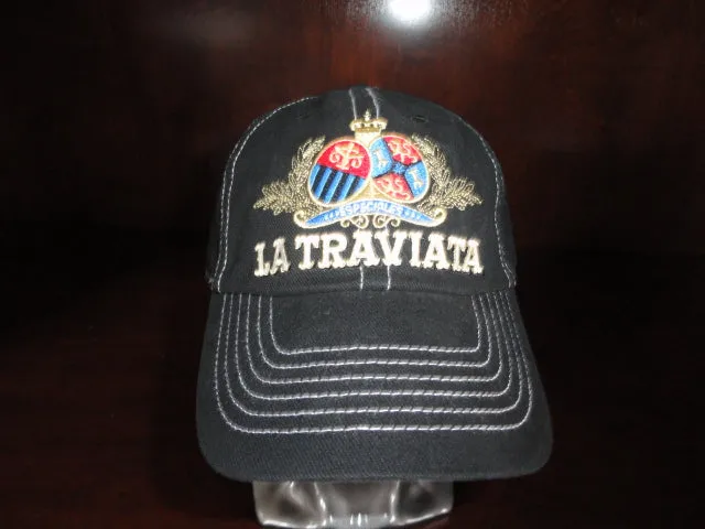 CAO LA TRAVIATA BLACK  LOGO  CAP NEW