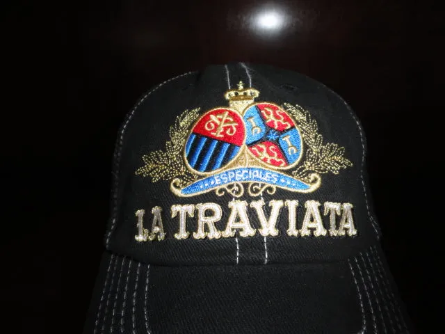 CAO LA TRAVIATA BLACK  LOGO  CAP NEW