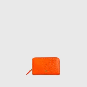 Card holder neon orange
