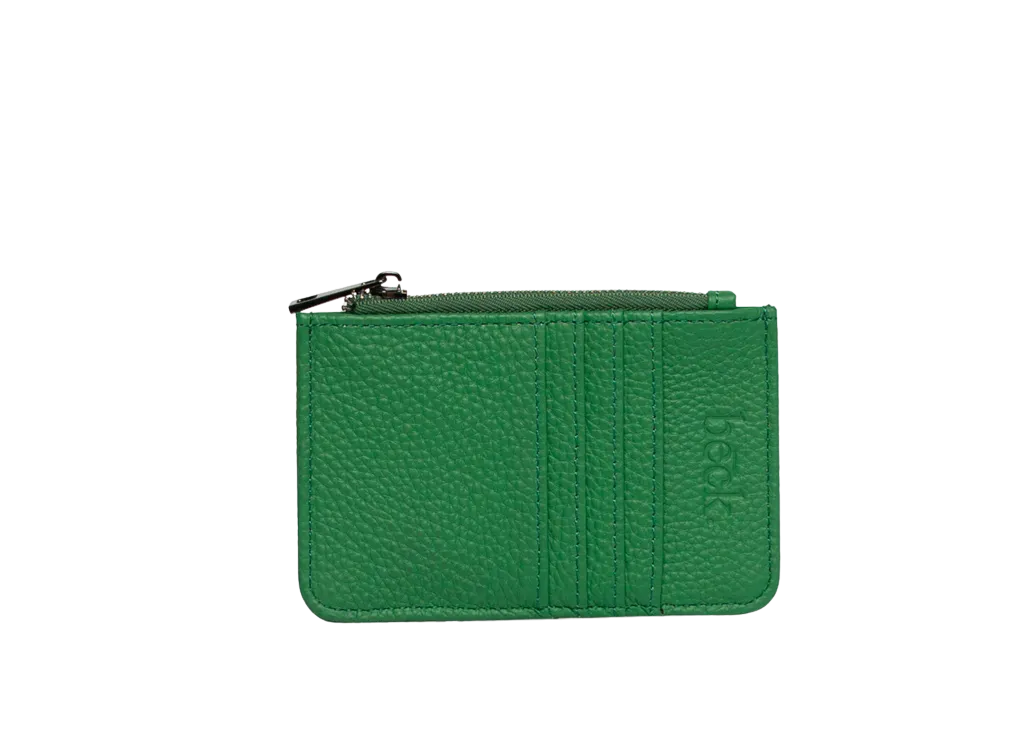 Card Wallet in Kelly Green