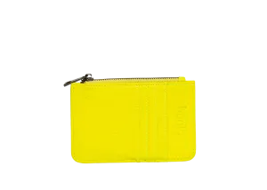 Card Wallet in Neon Yellow