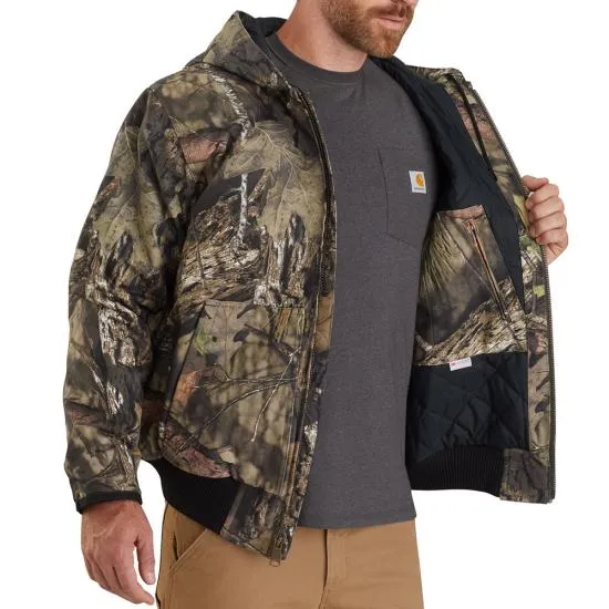 Carhartt Hunt Duck Insulated Quilt Lined Camo Active Jacket