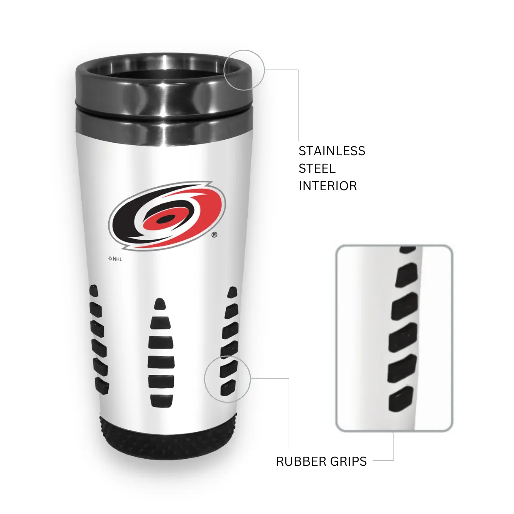 Carolina Hurricanes Travel Mug - 16 oz. White Huntsville
