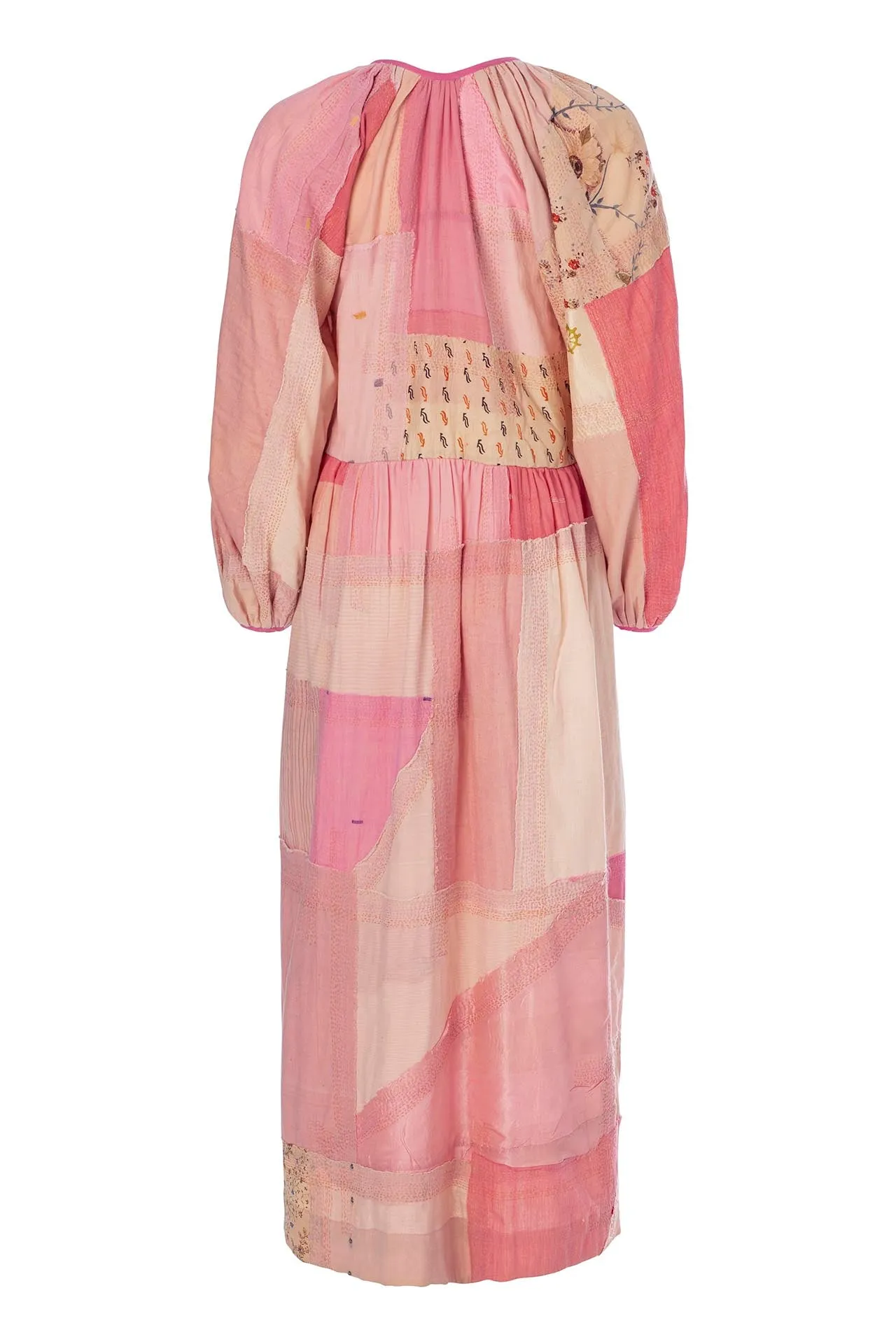 Celeste Pink Sky Sari Dress