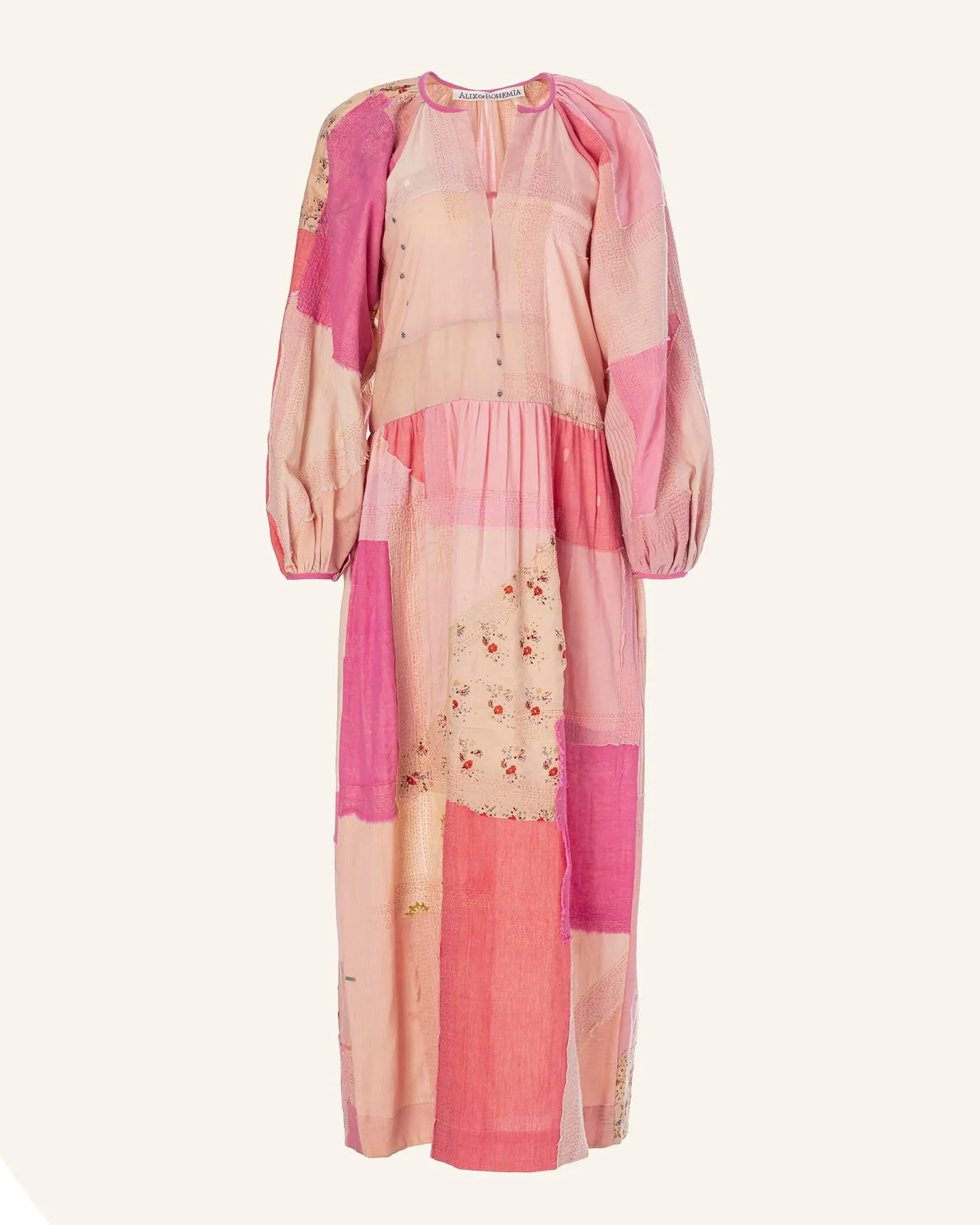 Celeste Pink Sky Sari Dress