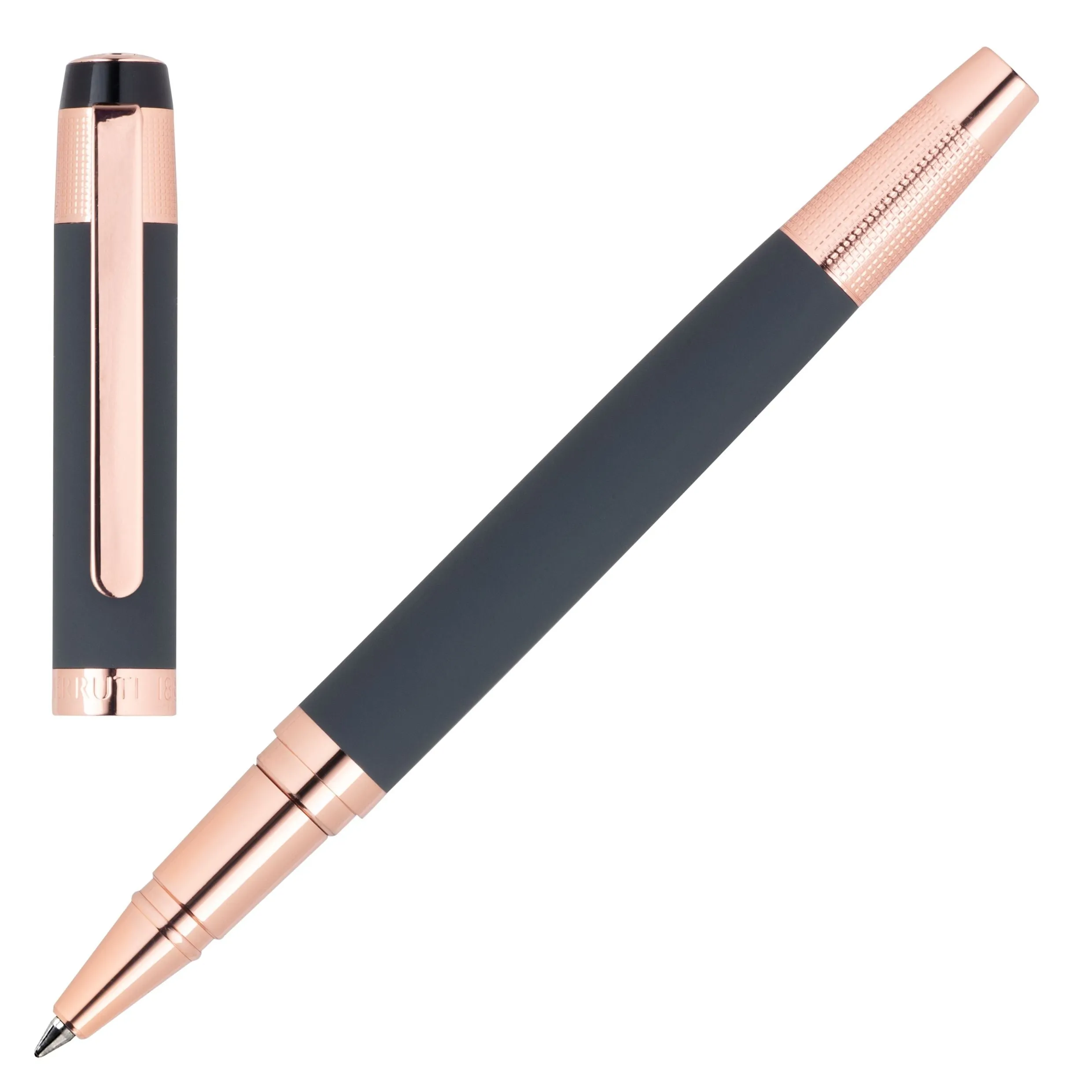 CERRUTI 1881 NSQ0135G-Rollerball pen Thames Grey