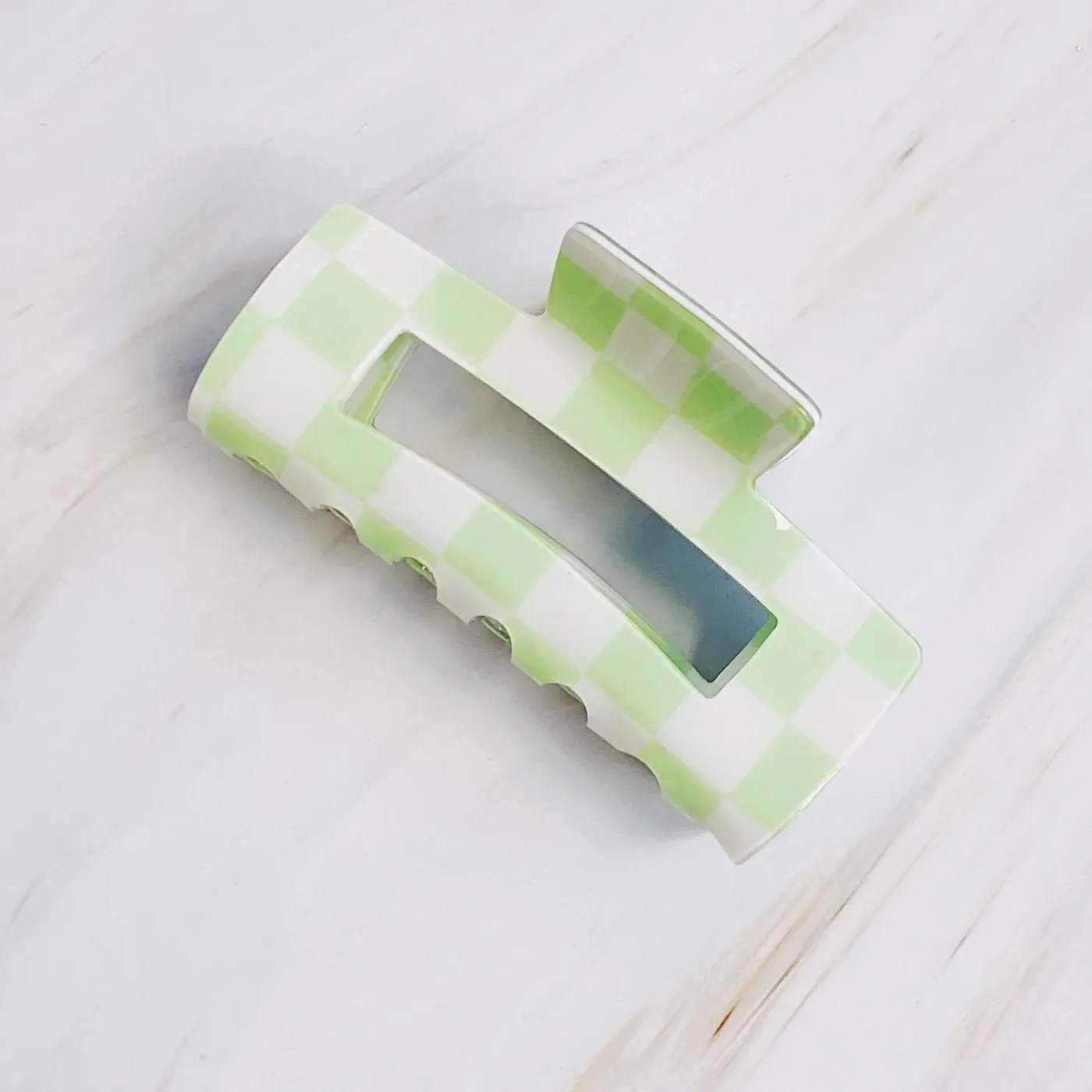 Checker Lovers Claw Clip - 3 COLORS