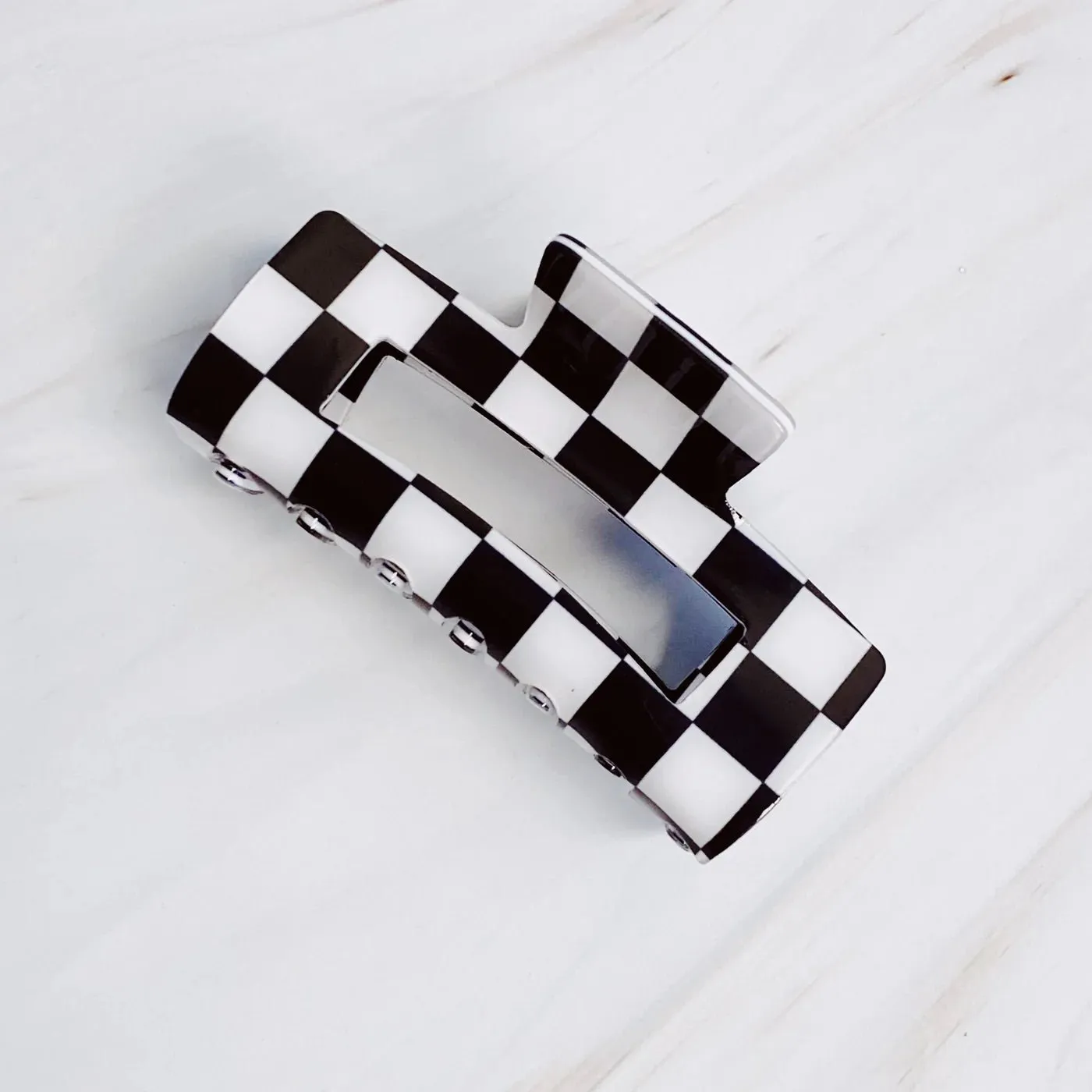 Checker Lovers Claw Clip - 3 COLORS
