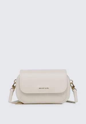 Cher Cher Double Zipper Sling Pouch (Cornsilk)