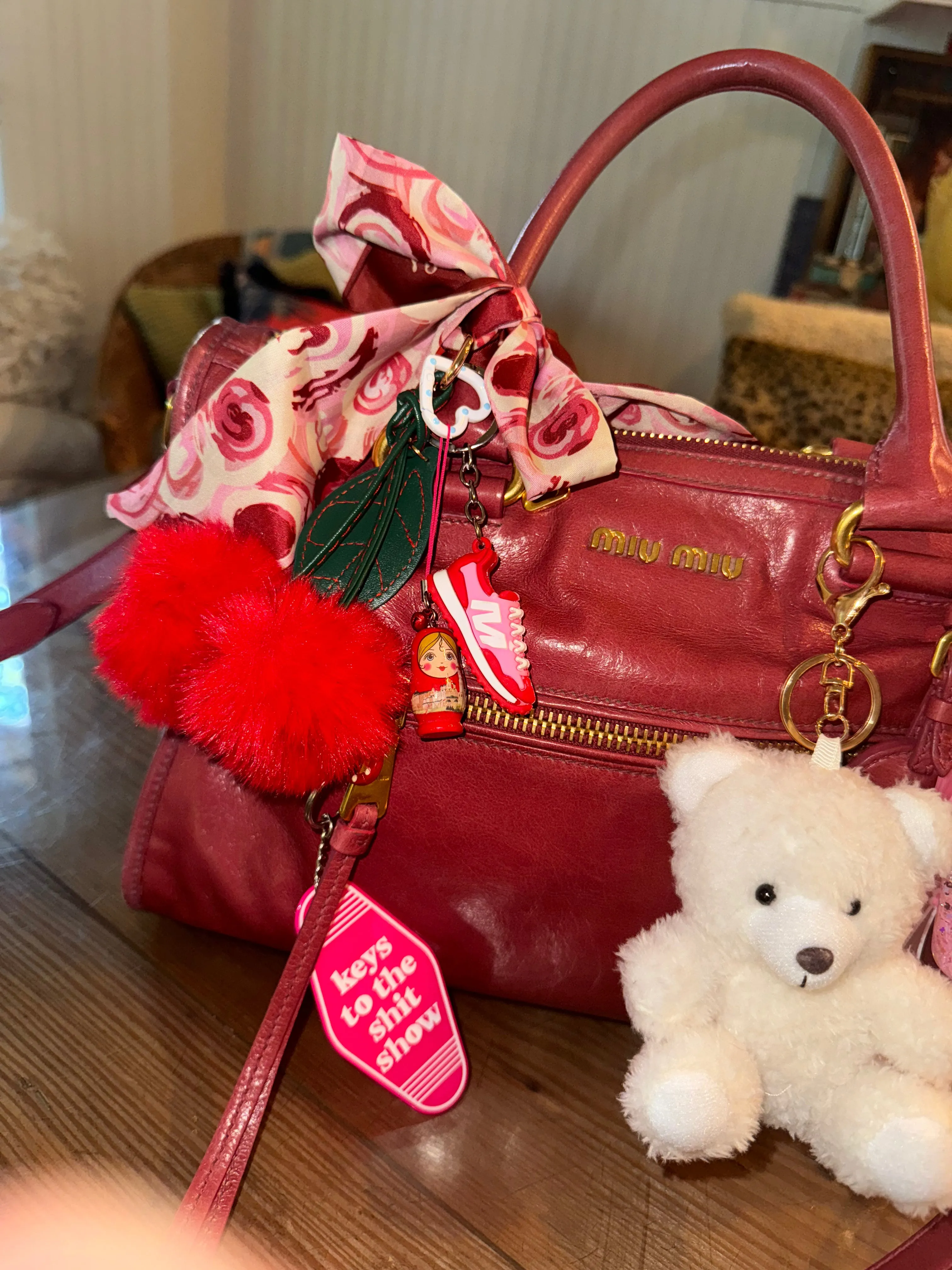 Cherry Bear BAGCHARM accessory