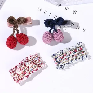 Cherry Hair Clip Set (Price For 1 Piece)