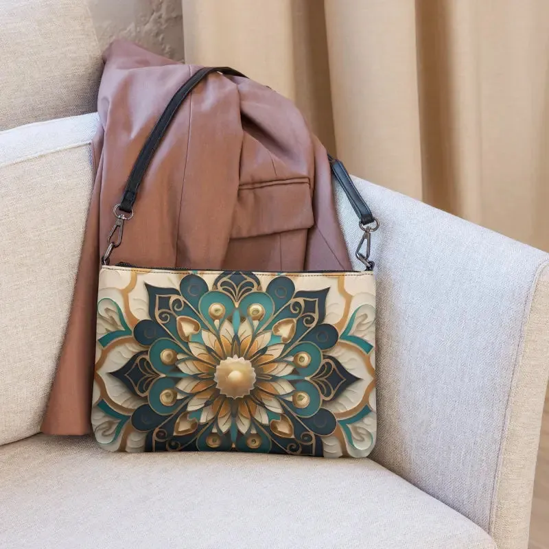 Chic Mandal Pattern Crossbody Bag for Boho Vibes