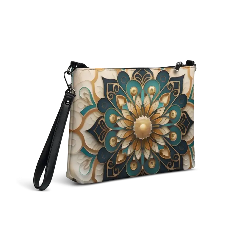 Chic Mandal Pattern Crossbody Bag for Boho Vibes