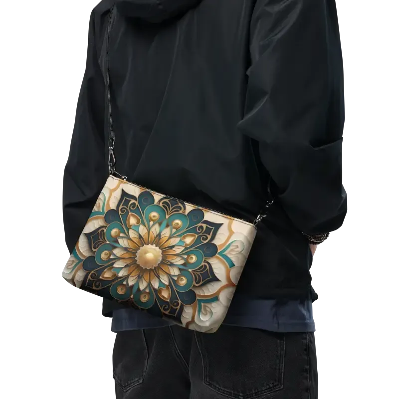 Chic Mandal Pattern Crossbody Bag for Boho Vibes