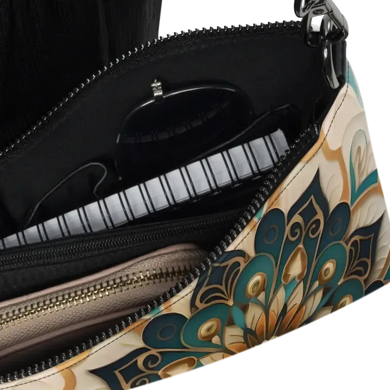 Chic Mandal Pattern Crossbody Bag for Boho Vibes