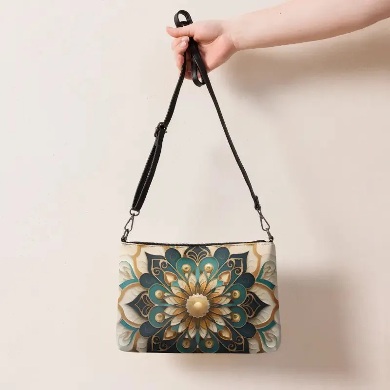 Chic Mandal Pattern Crossbody Bag for Boho Vibes