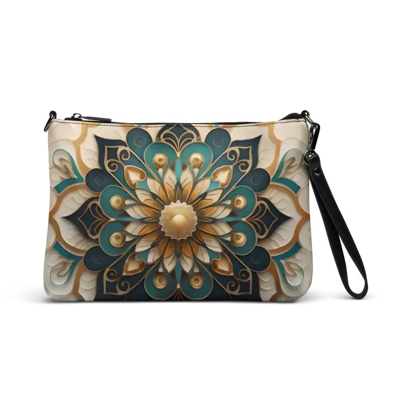 Chic Mandal Pattern Crossbody Bag for Boho Vibes