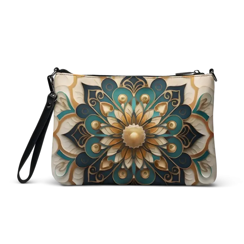 Chic Mandal Pattern Crossbody Bag for Boho Vibes