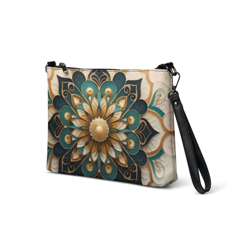 Chic Mandal Pattern Crossbody Bag for Boho Vibes