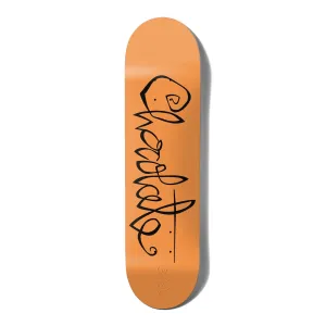 Chocolate OG Script Carl Aikens Skateboard Deck - 8.5"