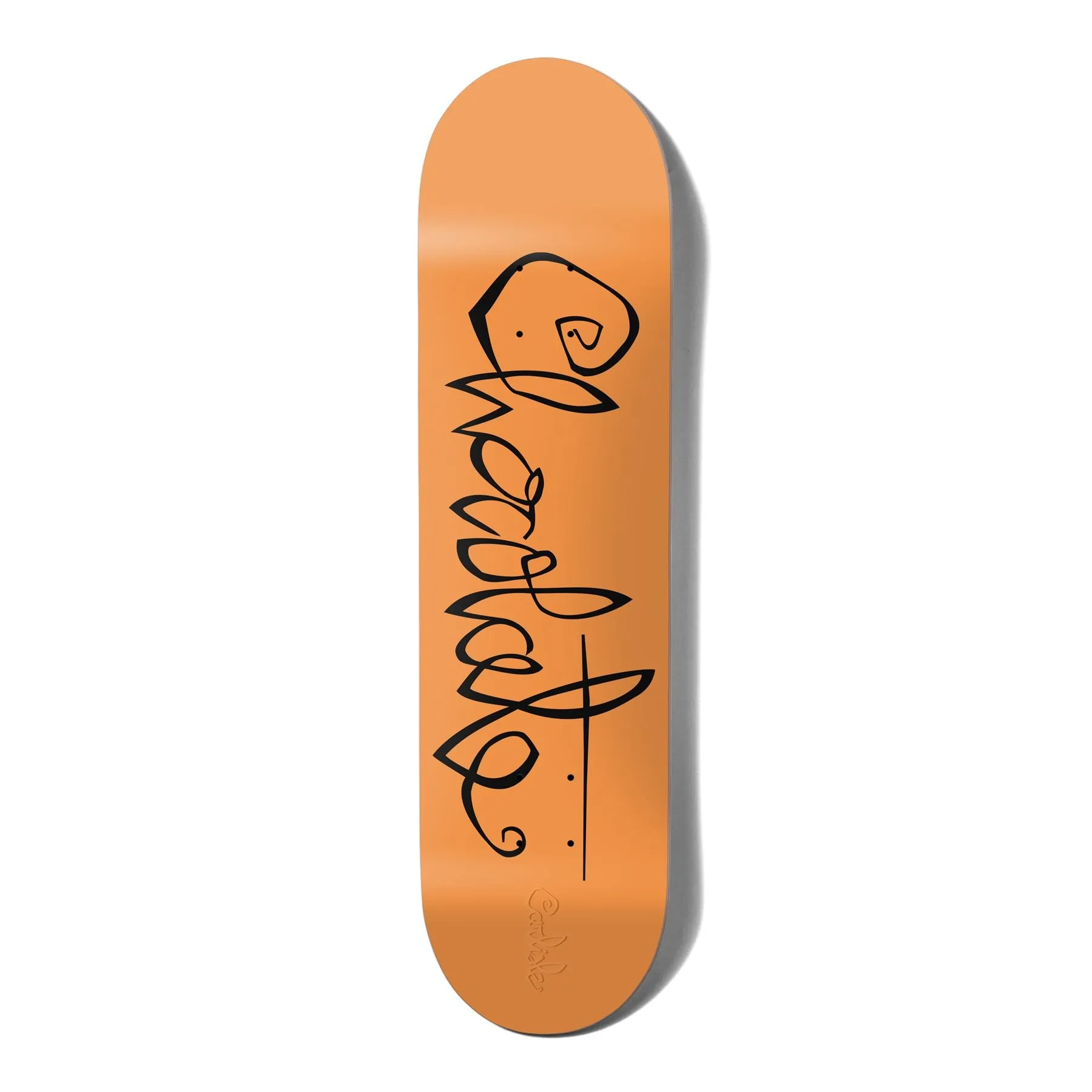Chocolate OG Script Carl Aikens Skateboard Deck - 8.5"