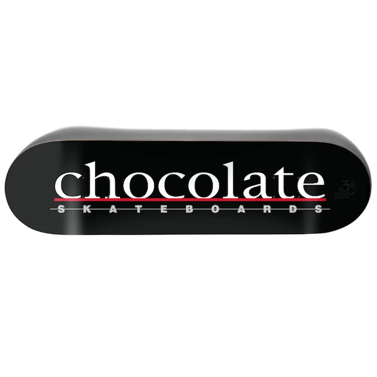 Chocolate Skateboards 30 Years Bar Logo Vincent Alvarez Skateboard Deck 8.5"