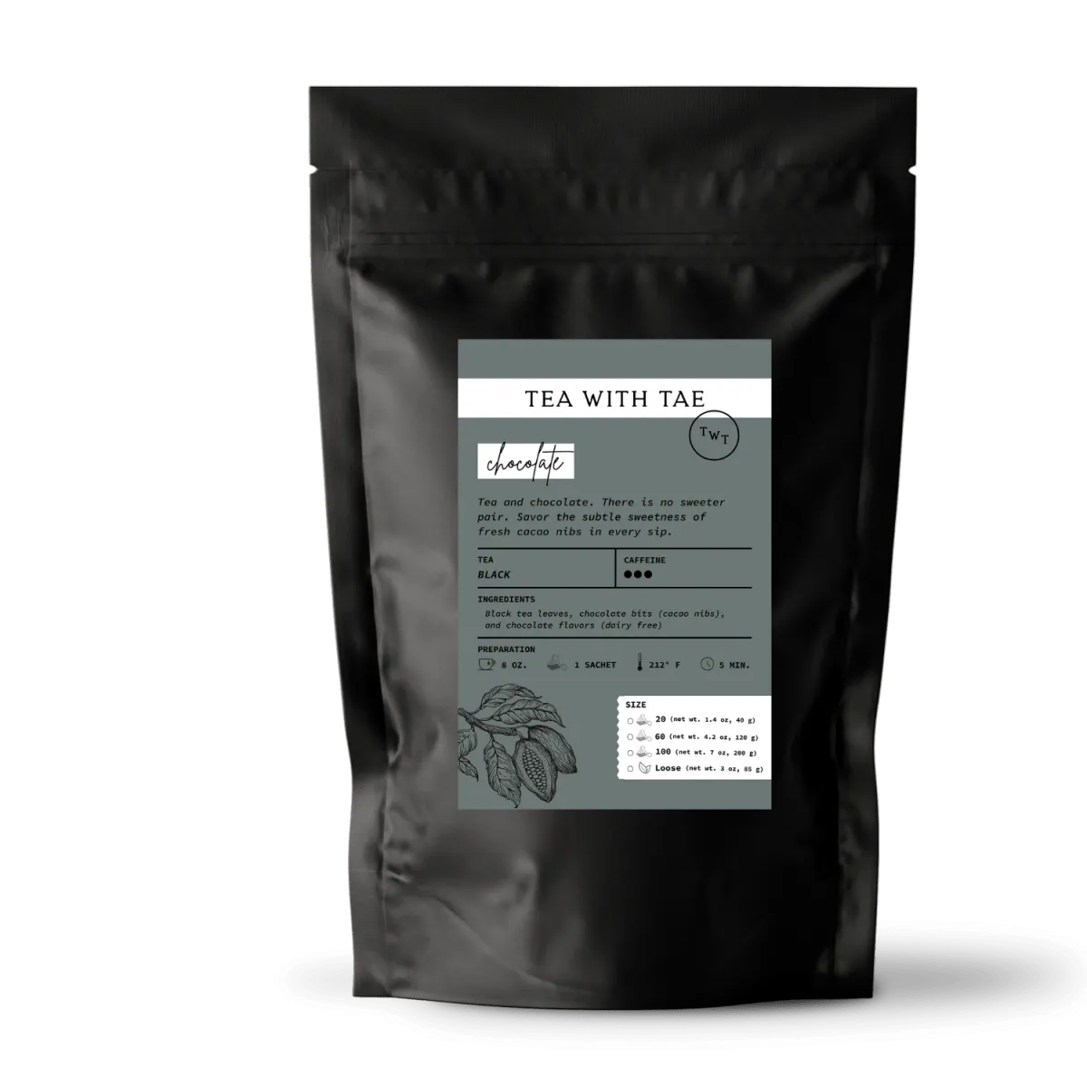 Chocolate Tea Pouch